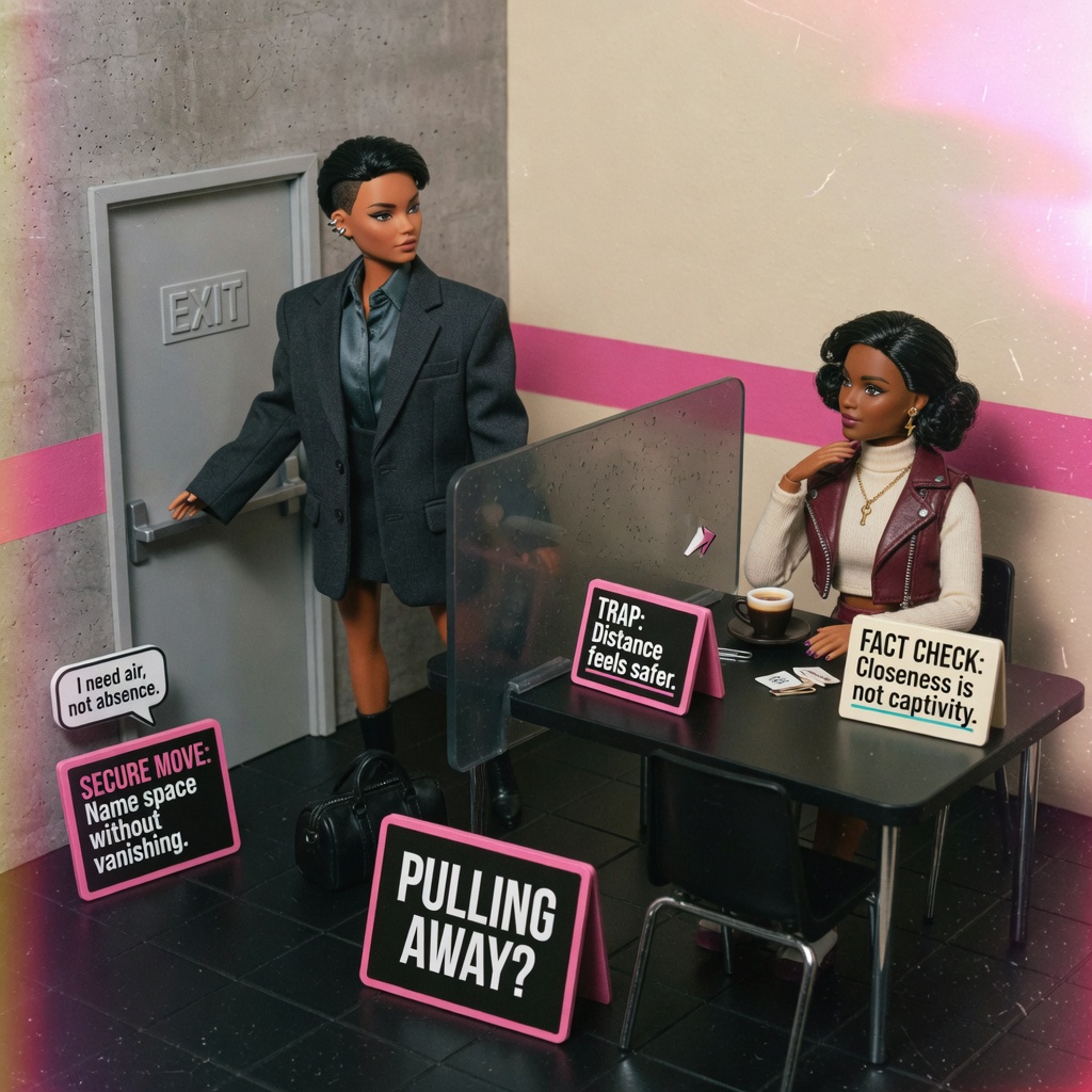 Avoidant pull-away panel